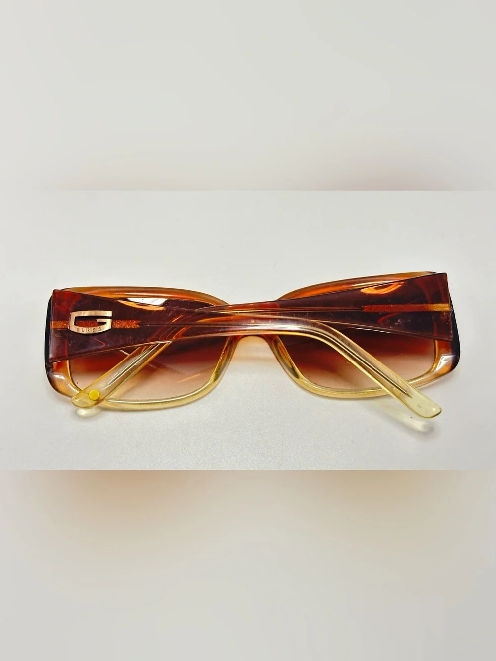 Guess GU6210 Brown Oval Sunglasses Frames Only